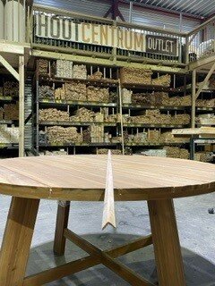 Eiken hoeklatjes voor uitwendige hoek 20x20x2400mm