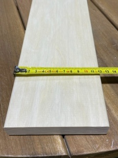 Espen banklat D22mm x B120mm x L2000mm